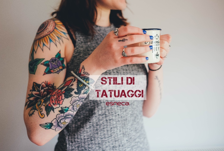 Gli stili di tatuaggi più diffusi